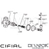 Cifial 32217ABC.R 32217A2.L Asbury 3 4 Inch Wall Stop Valve Dimension